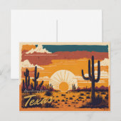 Carte Postale Texas (Devant / Derrière)