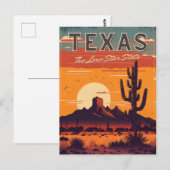 Carte Postale Texas (Devant / Derrière)