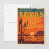 Carte Postale Texas (Devant / Derrière)