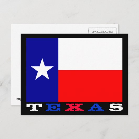 Carte Postale Texas (Devant / Derrière)