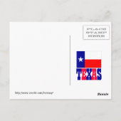 Carte Postale Texas (Dos)