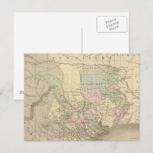 Carte Postale Texas 6 (Devant / Derrière)