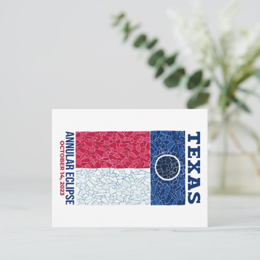 Carte postale Texas Annular Eclipse (Debout devant)