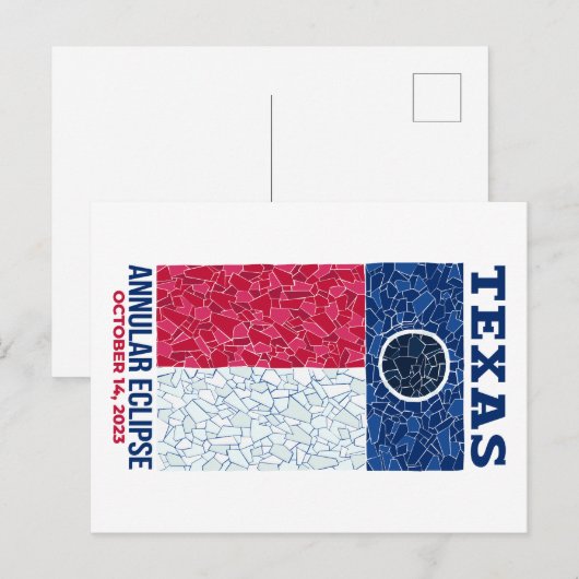 Carte postale Texas Annular Eclipse (Devant / Derrière)