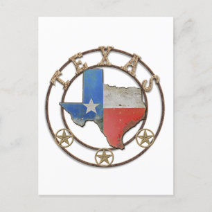 Carte postale Texas Barn Art