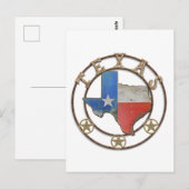 Carte postale Texas Barn Art (Devant / Derrière)