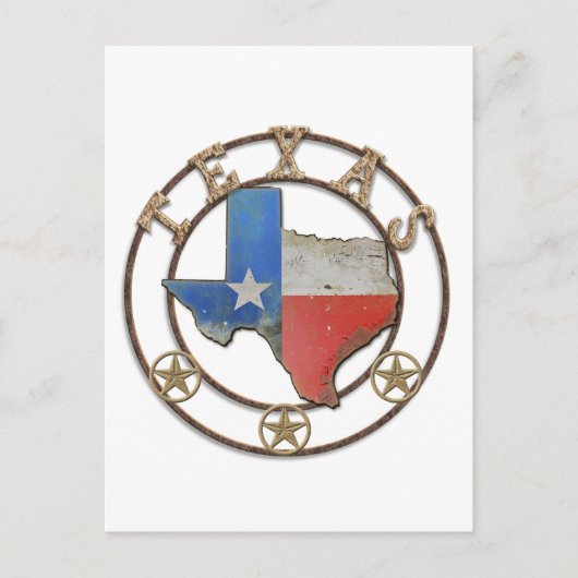 Carte postale Texas Barn Art (Devant)