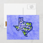 CARTE POSTALE TEXAS BLUEBONNETS (Devant / Derrière)