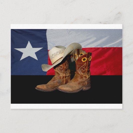 Carte Postale Texas Boots et Casquette.jpg (Devant)