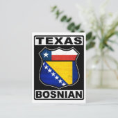 Carte Postale Texas Bosniaque Américain (Debout devant)
