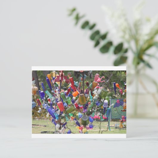 Carte Postale Texas Bottle Tree (Debout devant)