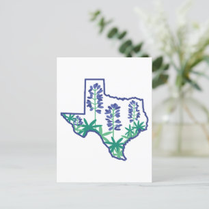Carte Postale Texas Card, Texas State Card, Texan Card, Texas Ca