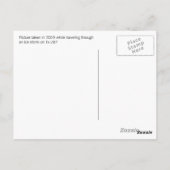 Carte Postale Texas Cold (Dos)