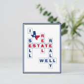 Carte Postale TEXAS Courtier immobilier Realtor (Debout devant)