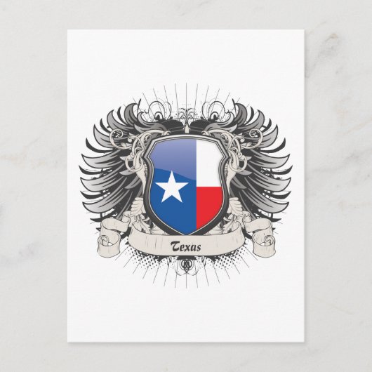 Carte Postale Texas Crest (Devant)
