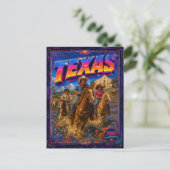 Carte postale Texas des années 80 Rétro (Debout devant)