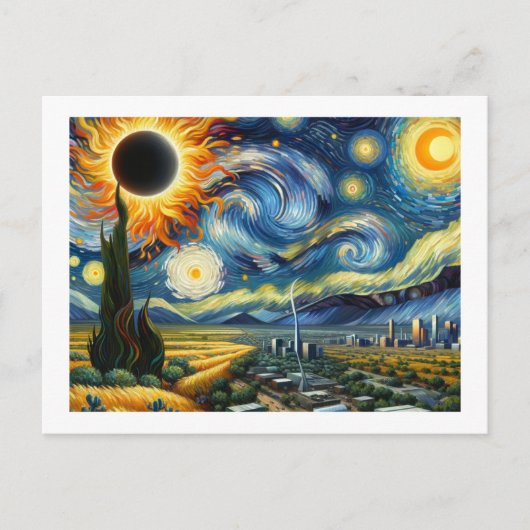 Carte postale Texas Eclipse (Devant)