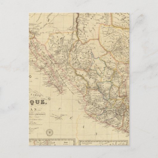 Carte Postale Texas et Mexique (Devant)