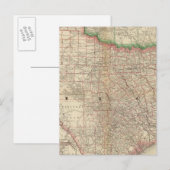 Carte Postale Texas et territoire indien (Devant / Derrière)