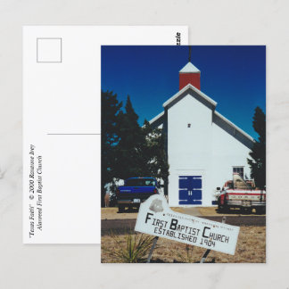 Carte postale "Texas Faith"