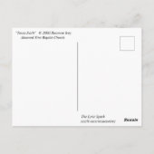 Carte postale "Texas Faith" (Dos)