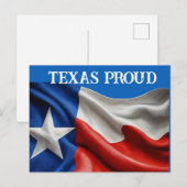CARTE POSTALE TEXAS FIER (Devant / Derrière)