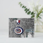 Carte Postale Texas Flag Windmill près de Johnson City, TX (Debout devant)