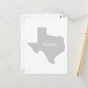 Carte Postale Texas Formé Grey Accueil Texian Grey Texan Lone St