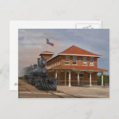 Carte Postale TEXAS - Gare de San Angelo (Devant / Derrière)