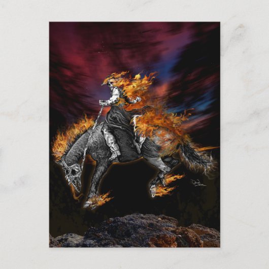 Carte Postale Texas Ghost Rider (Devant)