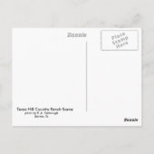 Carte Postale Texas Hill Country Ranch (Dos)