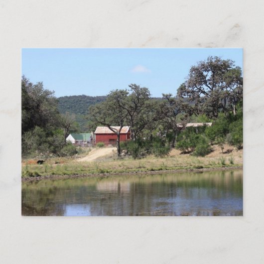 Carte Postale Texas Hill Country Ranch (Devant)