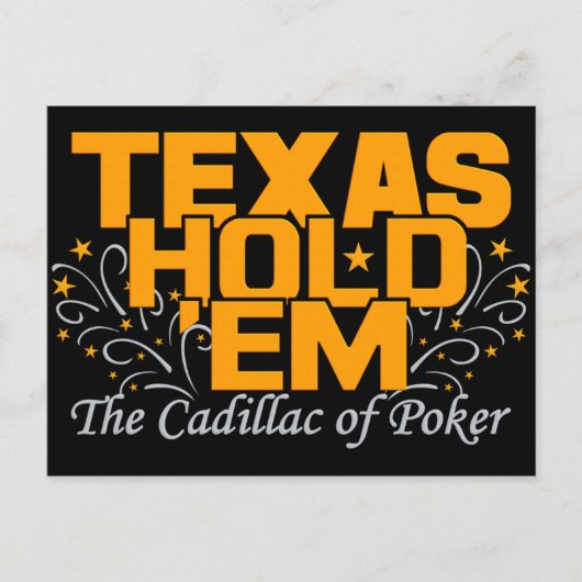 Carte postale Texas Hold 'Em (Devant)