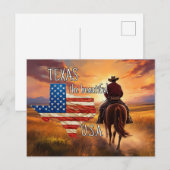 Carte Postale TEXAS les États-Unis (Devant / Derrière)