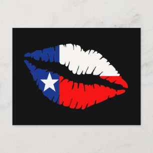 Carte Postale Texas Lips