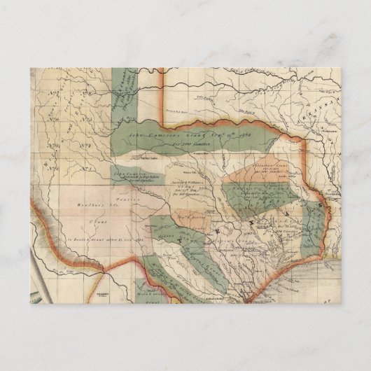 Carte Postale Texas, Par David H Burr (Devant)