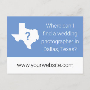 Carte postale Texas Photoshop Business Marketing