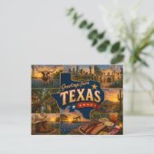 Carte Postale Texas Postcard (Debout devant)