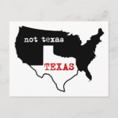 Carte Postale Texas Pride ! Texas / Pas Texas (Devant)