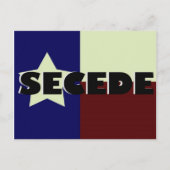 Carte postale Texas SECEDE (Devant)