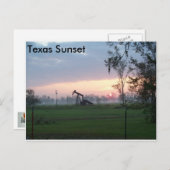 Carte Postale Texas Sunset (Devant / Derrière)