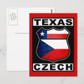 Carte Postale Texas Tchèque (Devant / Derrière)