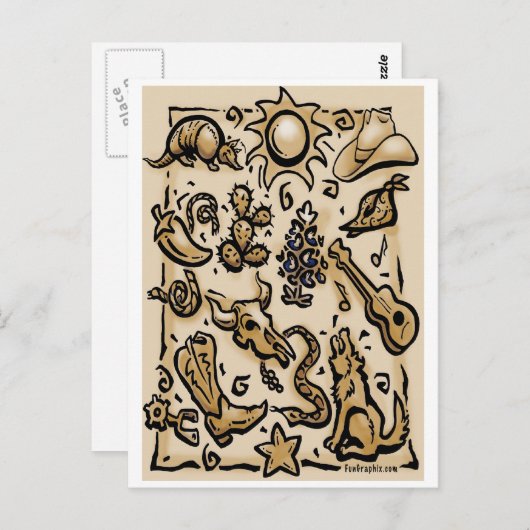 Carte Postale Texas Thang (Devant / Derrière)