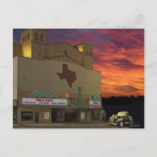Carte Postale Texas Theatre - San Angelo, Texas