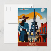 Carte Postale Texas Travel : C'est comme un autre pays (Devant / Derrière)