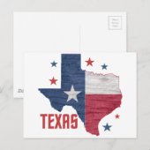 Carte Postale Texas vintage (Devant / Derrière)