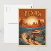 Carte Postale Texas Western (Devant / Derrière)