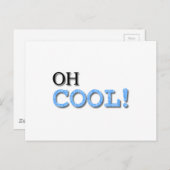 Carte Postale Texte Cool (Devant / Derrière)