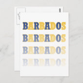 Carte Postale Texte de la barbe de fondu (Devant / Derrière)