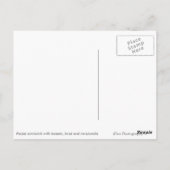 Carte postale texte de la cuisine italienne (Dos)